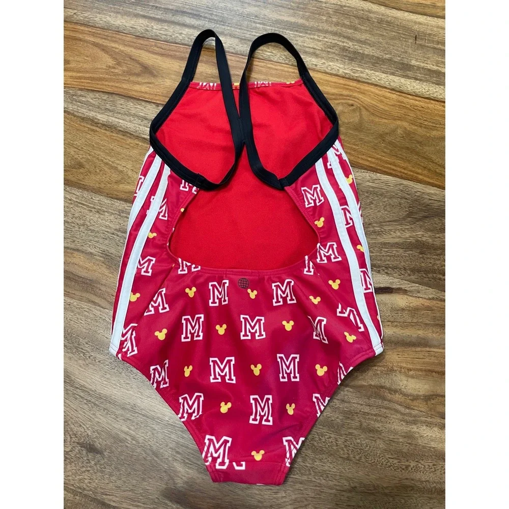 Disney‎ Adidas Mickey Monogram Collab Size S 6-7Y One Piece HR7444